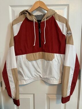 Hollister Half-Zip, Cropped Windbreaker Jacket